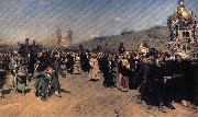 Ilya Repin A Religious Procession in kursk province china oil painting reproduction